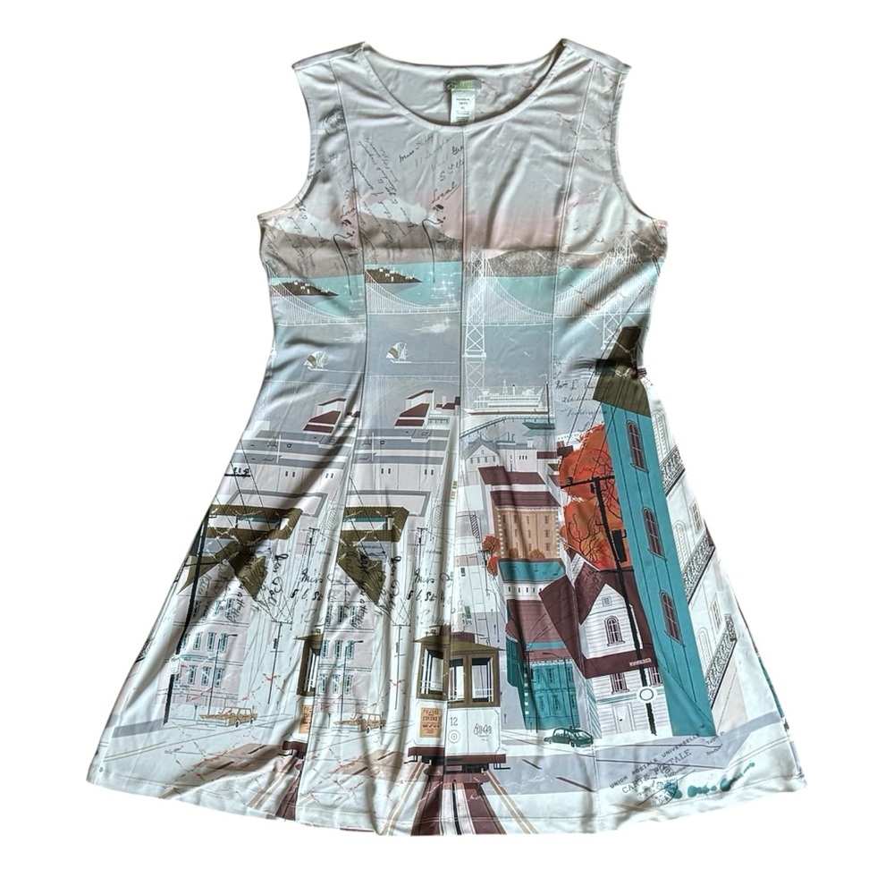 Dolcezza Sleeveless Artsy Dress XL - Picture 4 of 7